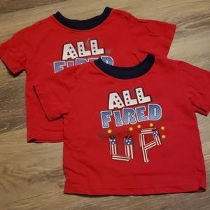Twins "4th of July" 18 mo T-shirts